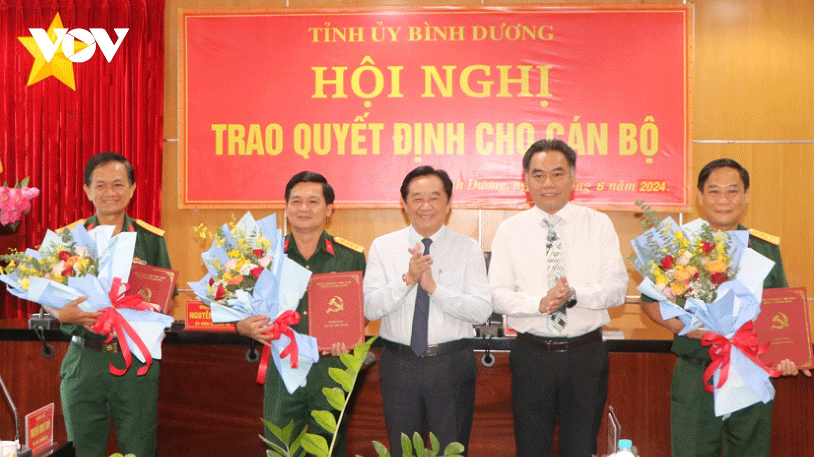 Tỉnh ủy Bình Dương trao các quyết định về công tác cán bộ